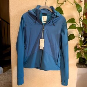 Vuori Chilled Out Full Zip Blue Jacket